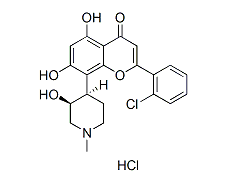 Flavopiridol (Alvocidib)hcl结构式