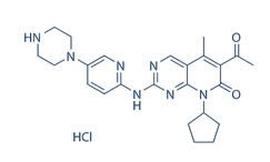 Palbociclib (PD-0332991) HCl结构式