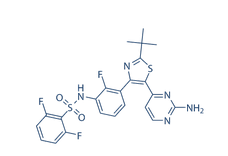 Dabrafenib（GSK2118436)结构式