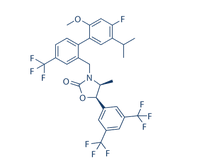 Anacetrapib (MK-0859)结构式