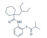 Dalcetrapib (JTT-705, RO4607381)结构式