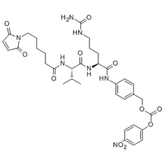 Mc-Val-Cit-PABC-PNP结构式