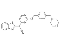 AS602801(Bentamapimod)结构式