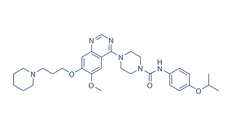 Tandutinib(MLN518)结构式