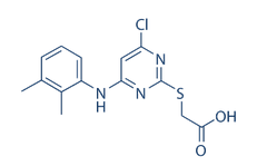 WY-14643 (Pirinixic Acid)结构式