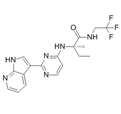 Decernotinib（VX-509）结构式