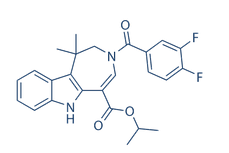 WAY-362450 (XL335; Turofexorate isopropyl)结构式