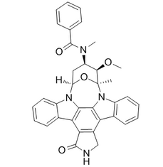 PKC412(Midostaurin; CGP41231; CGP41251)结构式