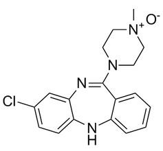 Clozapine N-oxide结构式