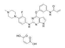 Avitinib maleate结构式