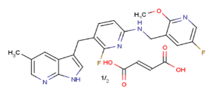 PLX5622 hemifumarate结构式