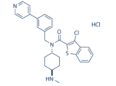 SAG hydrochloride结构式