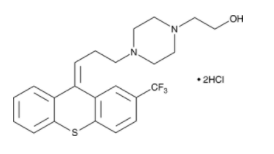 cis-(Z)-Flupentixol hcl结构式