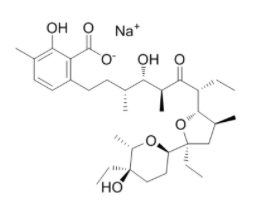 Lasalocid sodium结构式