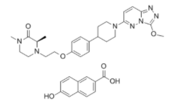 AZD5153 6-Hydroxy-2-naphthoic acid结构式